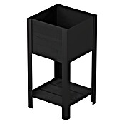 Upyard Hochbeet Modernbox hoch (36 x 36 x 72 cm, Holz, Schwarz) | BAUHAUS
