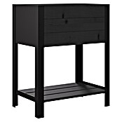 Upyard Huerto Modernbox alto (58 x 36 x 72 cm, Madera, Negro) | BAUHAUS