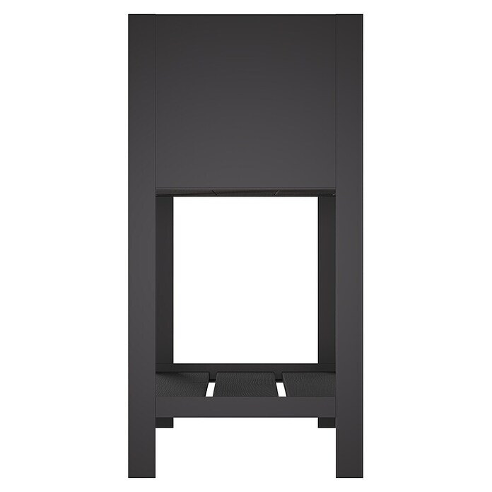 Upyard Huerto Modernbox alto (58 x 36 x 72 cm, Madera, Negro) | BAUHAUS