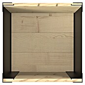 Upyard Huerto Modernbox alto (36 x 36 x 72 cm, Madera, Natural) | BAUHAUS