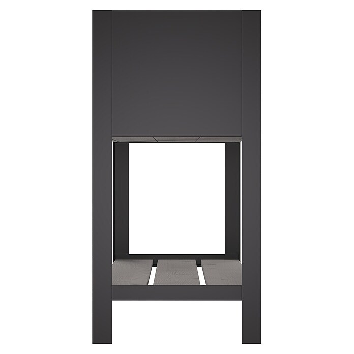 Upyard Hochbeet Modernbox hoch (78 x 36 x 72 cm, Holz, Grau) | BAUHAUS
