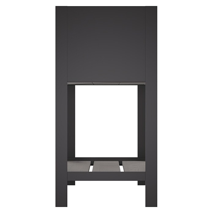 Upyard Hochbeet Modernbox hoch (58 x 36 x 72 cm, Holz, Grau) | BAUHAUS
