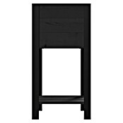 Upyard Hochbeet Modernbox hoch (36 x 36 x 72 cm, Holz, Schwarz) | BAUHAUS