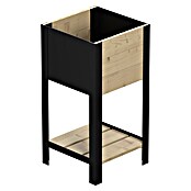 Upyard Huerto Modernbox alto (36 x 36 x 72 cm, Madera, Natural) | BAUHAUS