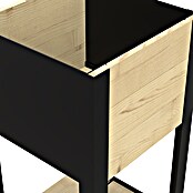 Upyard Huerto Modernbox alto (36 x 36 x 72 cm, Madera, Natural) | BAUHAUS