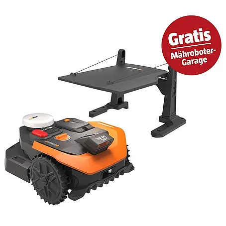 Worx PowerShare 20V Mähroboter-Set M650 Vision Cloud WR365E