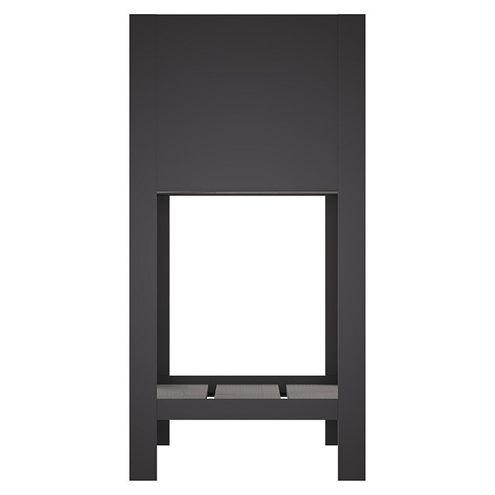 Upyard Hochbeet Modernbox hoch (36 x 36 x 72 cm, Holz, Grau) | BAUHAUS