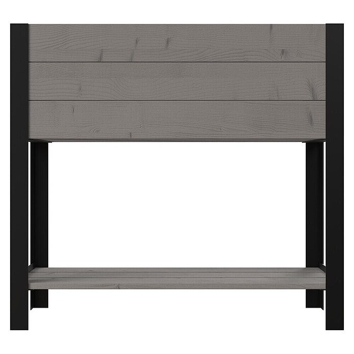 Upyard Hochbeet Modernbox hoch (78 x 36 x 72 cm, Holz, Grau) | BAUHAUS