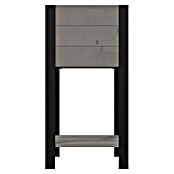 Upyard Hochbeet Modernbox hoch (36 x 36 x 72 cm, Holz, Grau) | BAUHAUS