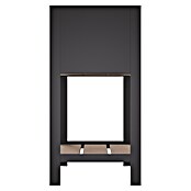 Upyard Hochbeet Modernbox hoch (58 x 36 x 72 cm, Holz, Braun/Schwarz) | BAUHAUS