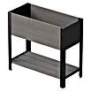 Upyard Hochbeet Modernbox hoch (78 x 36 x 72 cm, Holz, Grau) | BAUHAUS