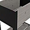 Upyard Hochbeet Modernbox hoch (58 x 36 x 72 cm, Holz, Grau) | BAUHAUS
