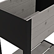 Upyard Hochbeet Modernbox hoch (58 x 36 x 72 cm, Holz, Grau) | BAUHAUS