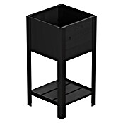 Upyard Hochbeet Modernbox hoch (36 x 36 x 72 cm, Holz, Schwarz) | BAUHAUS