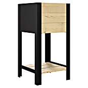 Upyard Huerto Modernbox alto (36 x 36 x 72 cm, Madera, Natural) | BAUHAUS