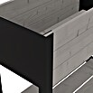 Upyard Hochbeet Modernbox hoch (78 x 36 x 72 cm, Holz, Grau) | BAUHAUS