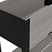 Upyard Huerto Modernbox alto (78 x 36 x 72 cm, Madera, Gris) | BAUHAUS
