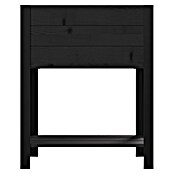 Upyard Huerto Modernbox alto (58 x 36 x 72 cm, Madera, Negro) | BAUHAUS