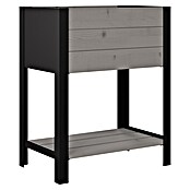 Upyard Hochbeet Modernbox hoch (58 x 36 x 72 cm, Holz, Grau) | BAUHAUS