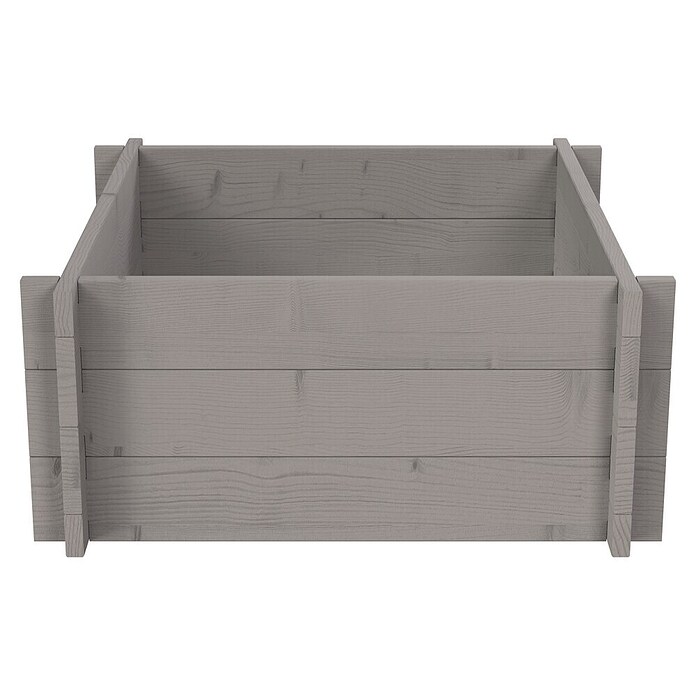 Upyard Hochbeet Multibox (L x B x H: 59 x 59 x 29,5 cm, Holz, Grau) | BAUHAUS