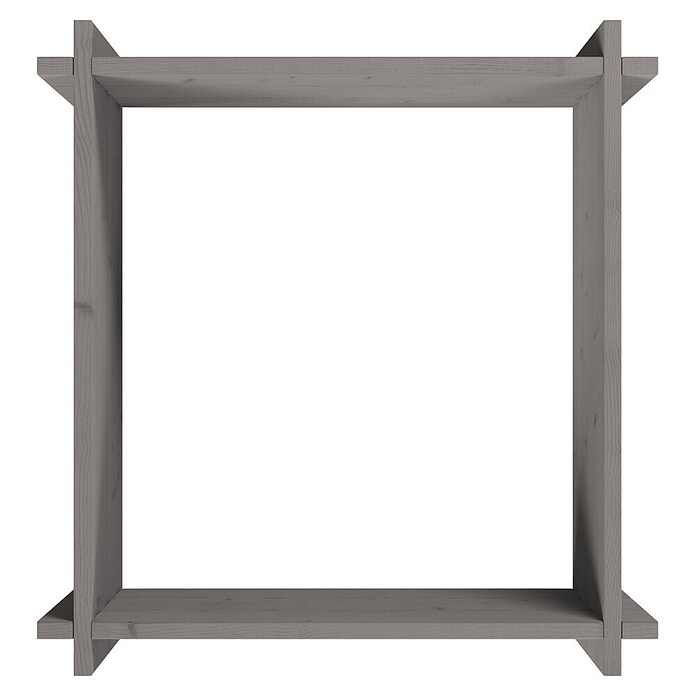 Upyard Hochbeet Multibox (L x B x H: 59 x 59 x 29,5 cm, Holz, Grau) | BAUHAUS