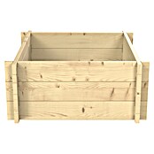 Upyard Hochbeet Multibox (L x B x H: 59 x 59 x 29,5 cm, Holz, Natur) | BAUHAUS