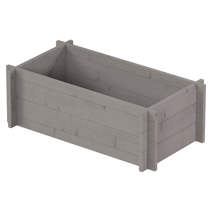 Upyard Hochbeet Multibox (L x B x H: 79 x 39,5 x 29,5 cm, Holz, Grau) | BAUHAUS