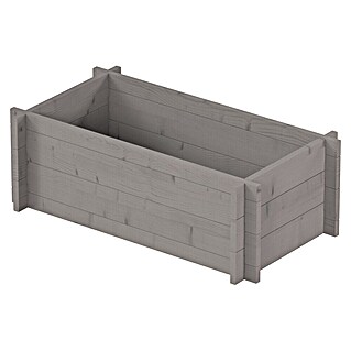 Upyard Hochbeet Multibox (L x B x H: 79 x 39,5 x 29,5 cm, Holz, Grau)