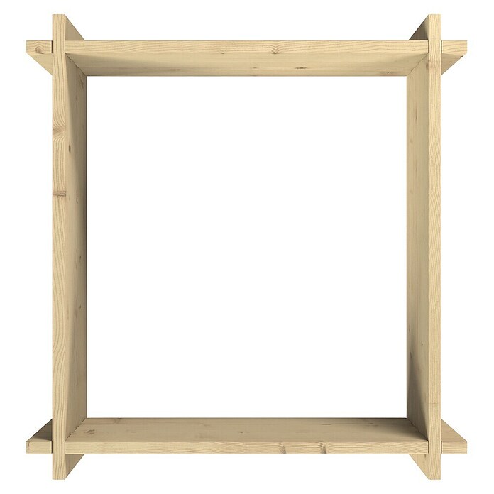 Upyard Hochbeet Multibox (L x B x H: 59 x 59 x 29,5 cm, Holz, Natur) | BAUHAUS