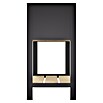 Upyard Hochbeet Modernbox hoch (78 x 36 x 72 cm, Holz, Natur/Schwarz) | BAUHAUS