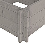 Upyard Hochbeet Multibox (L x B x H: 59 x 59 x 29,5 cm, Holz, Grau) | BAUHAUS