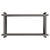 Upyard Hochbeet Multibox (L x B x H: 79 x 39,5 x 29,5 cm, Holz, Grau) | BAUHAUS