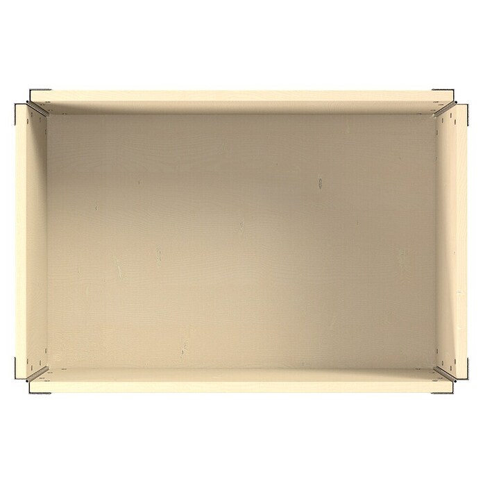Upyard Kräuterkasten mit Rollen (Natur, 60 x 40 x 19,5 cm) | BAUHAUS