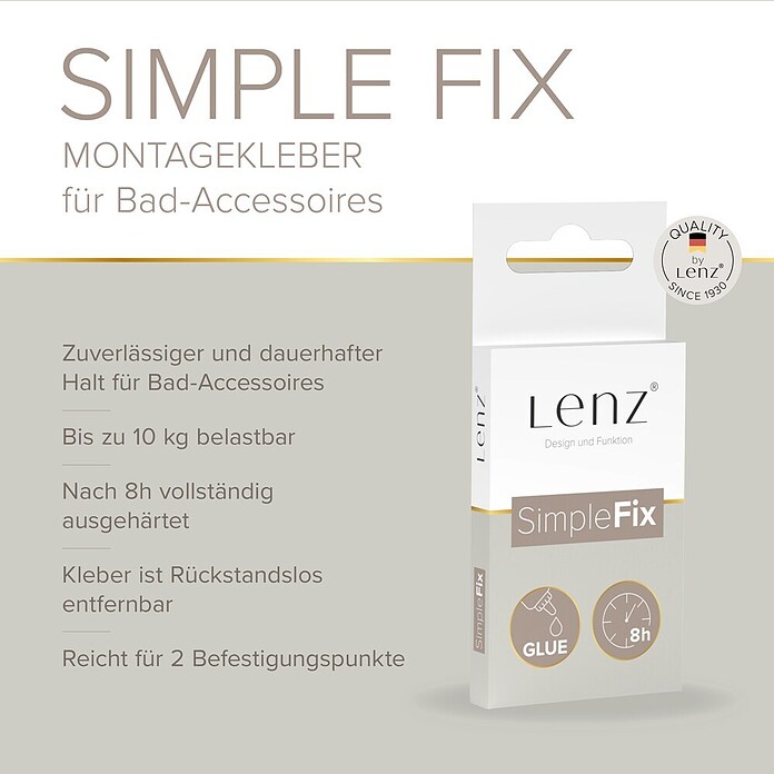 Lenz Kleber Simple Fix (2-tlg.)