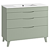 Mueble de lavabo Turia (L x An x Al: 45 x 100 x 85 cm, Verde atlántico) | BAUHAUS