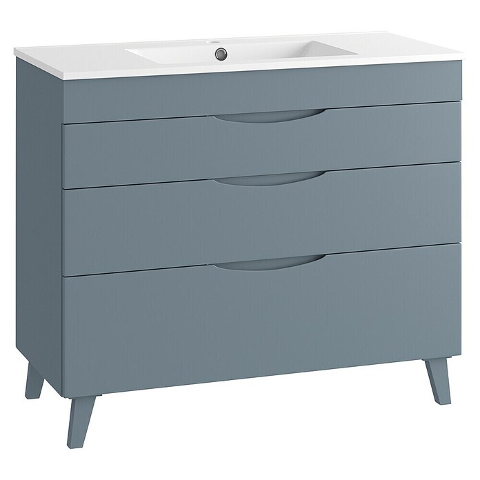 Mueble de lavabo Turia (L x An x Al: 45 x 100 x 85 cm, Azul) | BAUHAUS