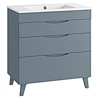 Mueble de lavabo Turia (L x An x Al: 45 x 80 x 85 cm, Azul)