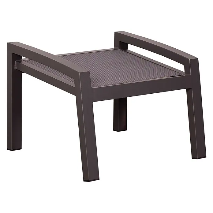 Bene Living Gartenhocker Sevilla - grau, B x T x H: 59 x 45 x 42 cm