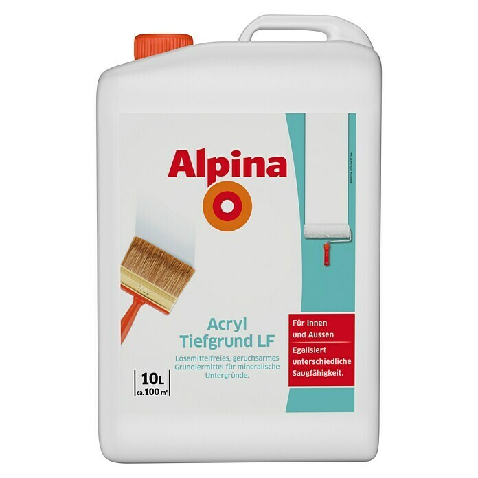Alpina Acryl-Tiefgrund LF (Transparent, 10 l, Matt)