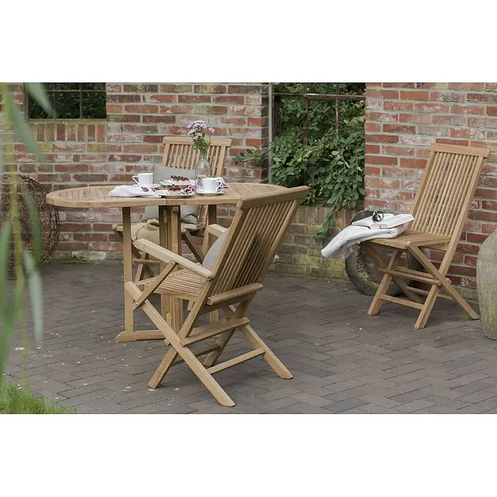 Bene Living Gartentisch Balcony - Teakholz, Rechteck, Natur