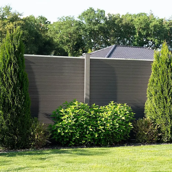 Home Deluxe Sichtschutzelement CALLADO - Verbundwerkstoff, Anthrazit