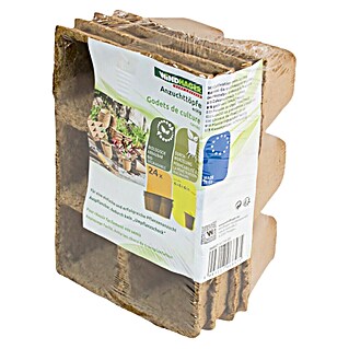Windhager Kweekpot (Ø x h: 6 x 5,5 cm, 24 st., Hoekig)