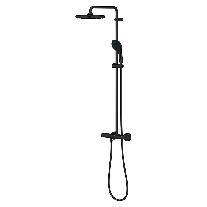 Grohe Vitalio Start Duschsystem 250 (Höhe: 101,6 cm, Anzahl Strahlarten: 2 Stk., Schwarz) | BAUHAUS