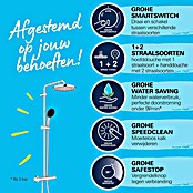 Grohe Vitalio Start Douchesysteem (Hoogte: 101,6 cm, Aantal straalsoorten: 2 st., Zilver) | BAUHAUS