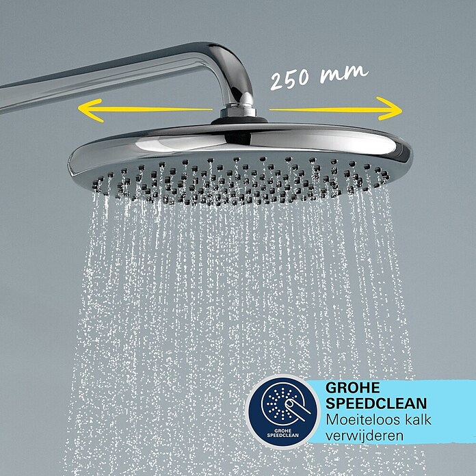 Grohe Vitalio Start Douchesysteem (Hoogte: 101,6 cm, Aantal straalsoorten: 2 st., Zilver) | BAUHAUS