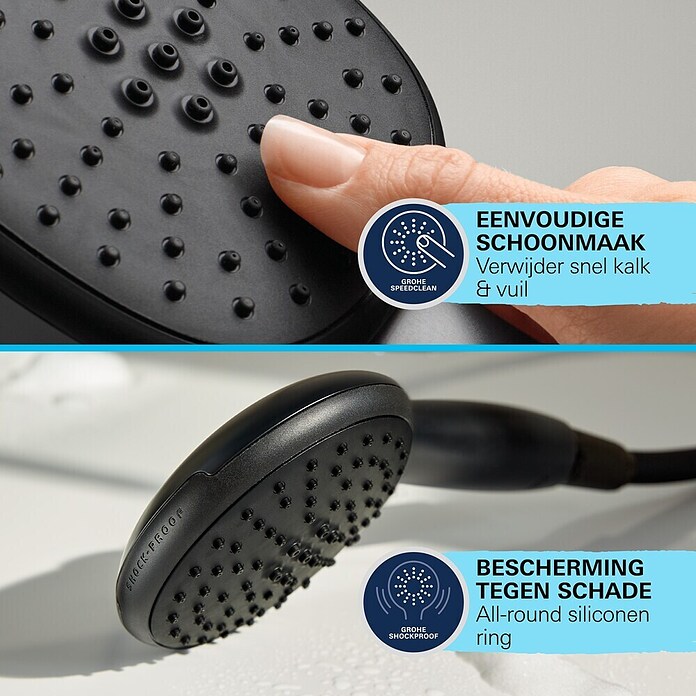 Grohe QuickFix Vitalio Start Doucheset met handdouche (Gatafstand: 47 cm - 62 cm, Aantal straalsoorten: 2 st.) | BAUHAUS