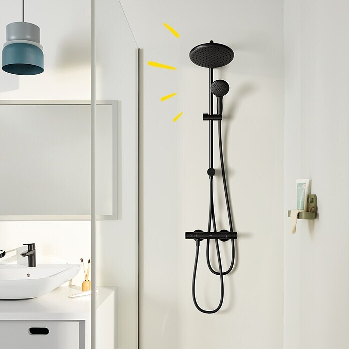 Grohe Doucheset Vitalio 250 Start (Zwart) | BAUHAUS