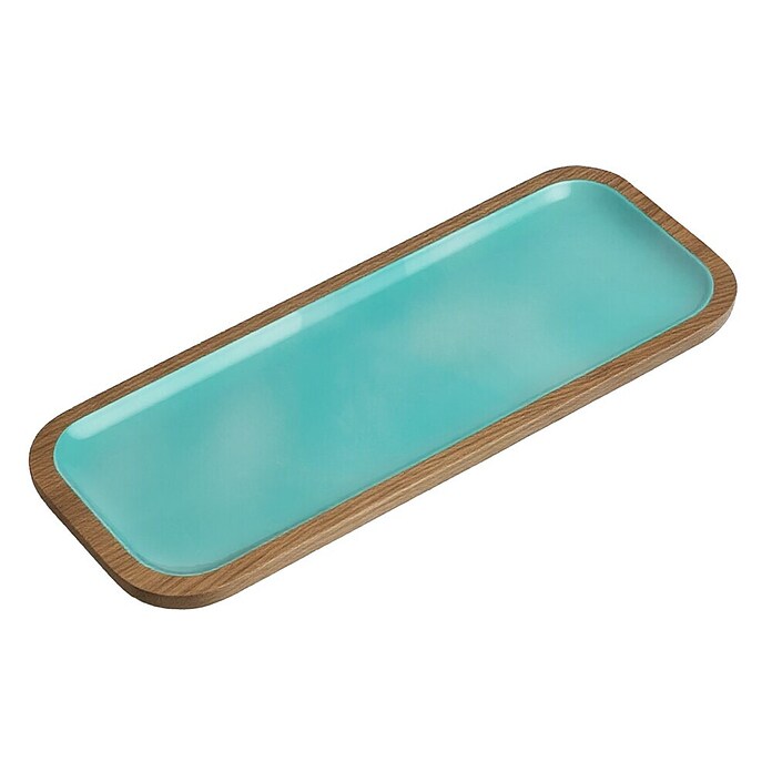 Marine Business Cocoa Set de vajilla (L x An: 38 x 15 cm, Madera, Azul Acqua, 2 ud.) | BAUHAUS