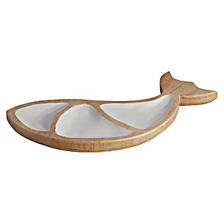 Marine Business Cocoa Set de vajilla Ballena (Madera, Blanco)