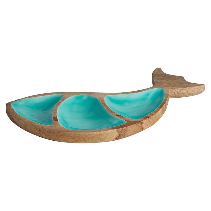 Marine Business Cocoa Set de vajilla Ballena (Madera, Azul Acqua) | BAUHAUS
